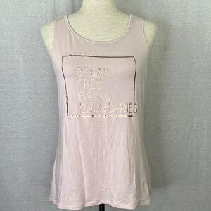 CALIA Women’s Break Free Break Boundaries Sleeveless Tank Workout Shirt Sz M